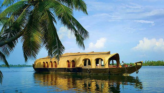 Boathouse in a lake Boathouse